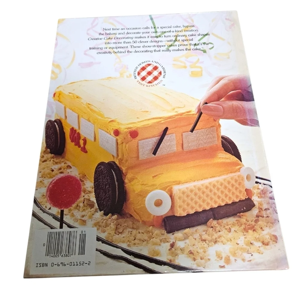 Better Homes and Gardens Creative Cake Decorating Cookbook Hardcover 1983 Vtg